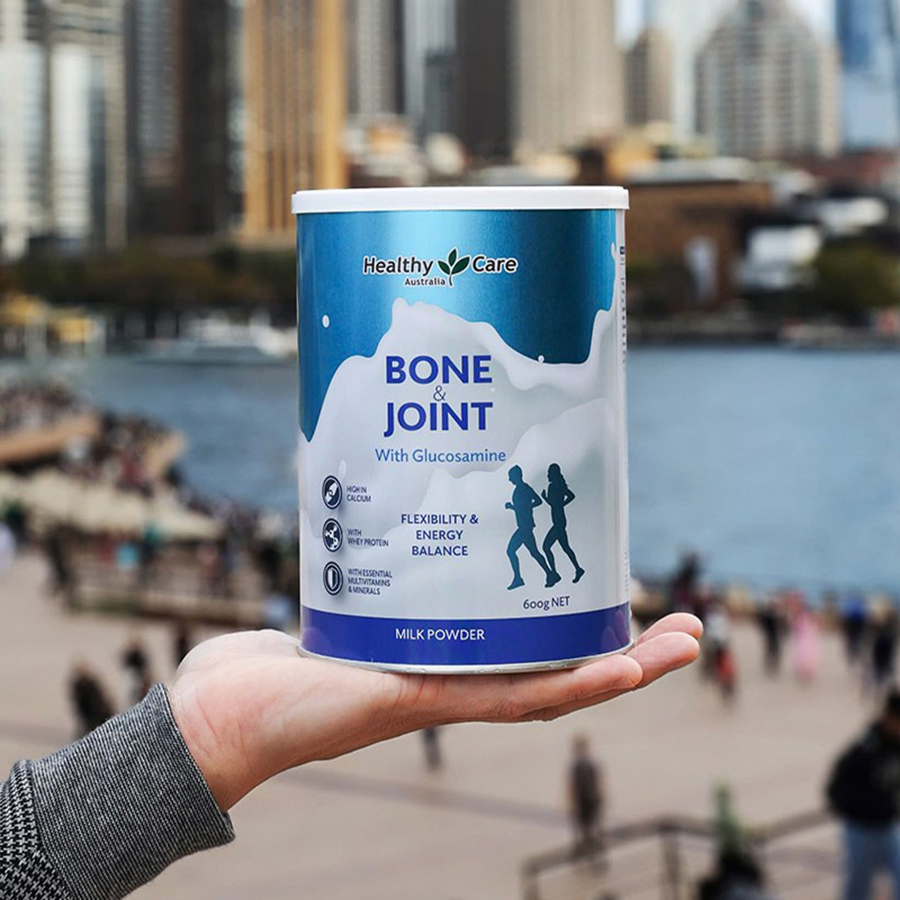 Sữa Bột Healthy Care Bone Joint Úc Bổ Xương Khớp 600g
