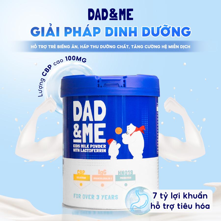 Sữa Dad And Me New Zealand 800g (3Y+) Phát Triển Toàn Diện - Sữa Bột Công Thức Dad&Me