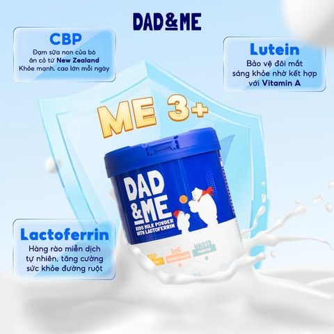 Sữa Dad And Me New Zealand 800g (3Y+) Phát Triển Toàn Diện - Sữa Bột Công Thức Dad&Me