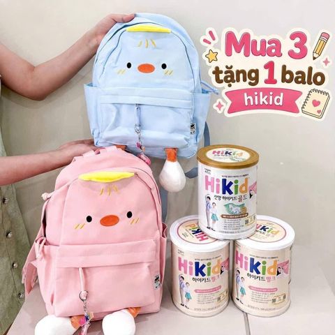 ( QT Hikid 3 )(Màu ngẫu nhiên) Balo Hikid