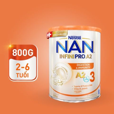 Sữa Nan InfiniPro Đạm A2 Nestle Đủ Số 400g, 800g - Sữa Bột Công Thức