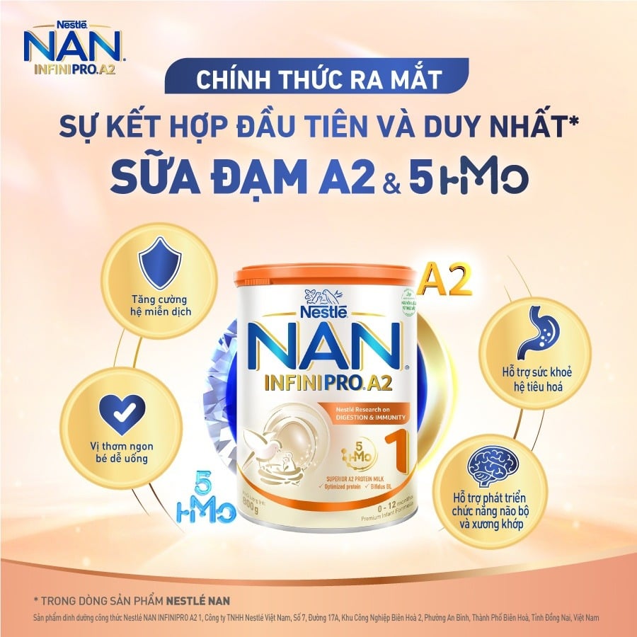 Sữa Nan InfiniPro Đạm A2 Nestle Đủ Số 400g, 800g - Sữa Bột Công Thức