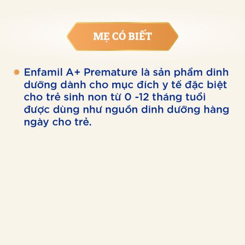Sữa Bột Enfamil Premature A+ 400g (0-1Y) Cho Trẻ Sinh Non Nhẹ Cân - Sữa Bột Công Thức
