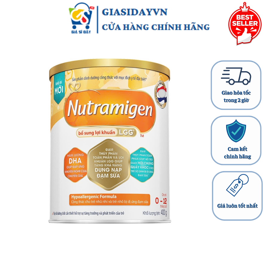 Sữa Enfa Nutramigen 400g (0-1Y) Cho Trẻ Dị Ứng Đạm Bò
