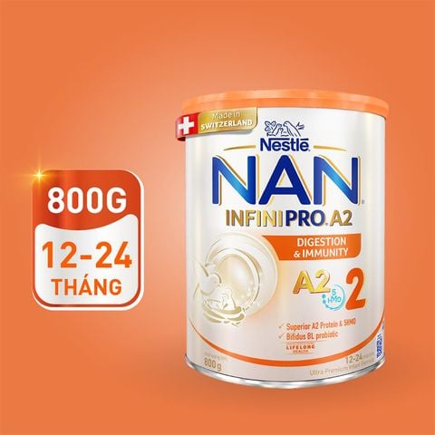 Sữa Nan InfiniPro Đạm A2 Nestle Đủ Số 400g, 800g - Sữa Bột Công Thức
