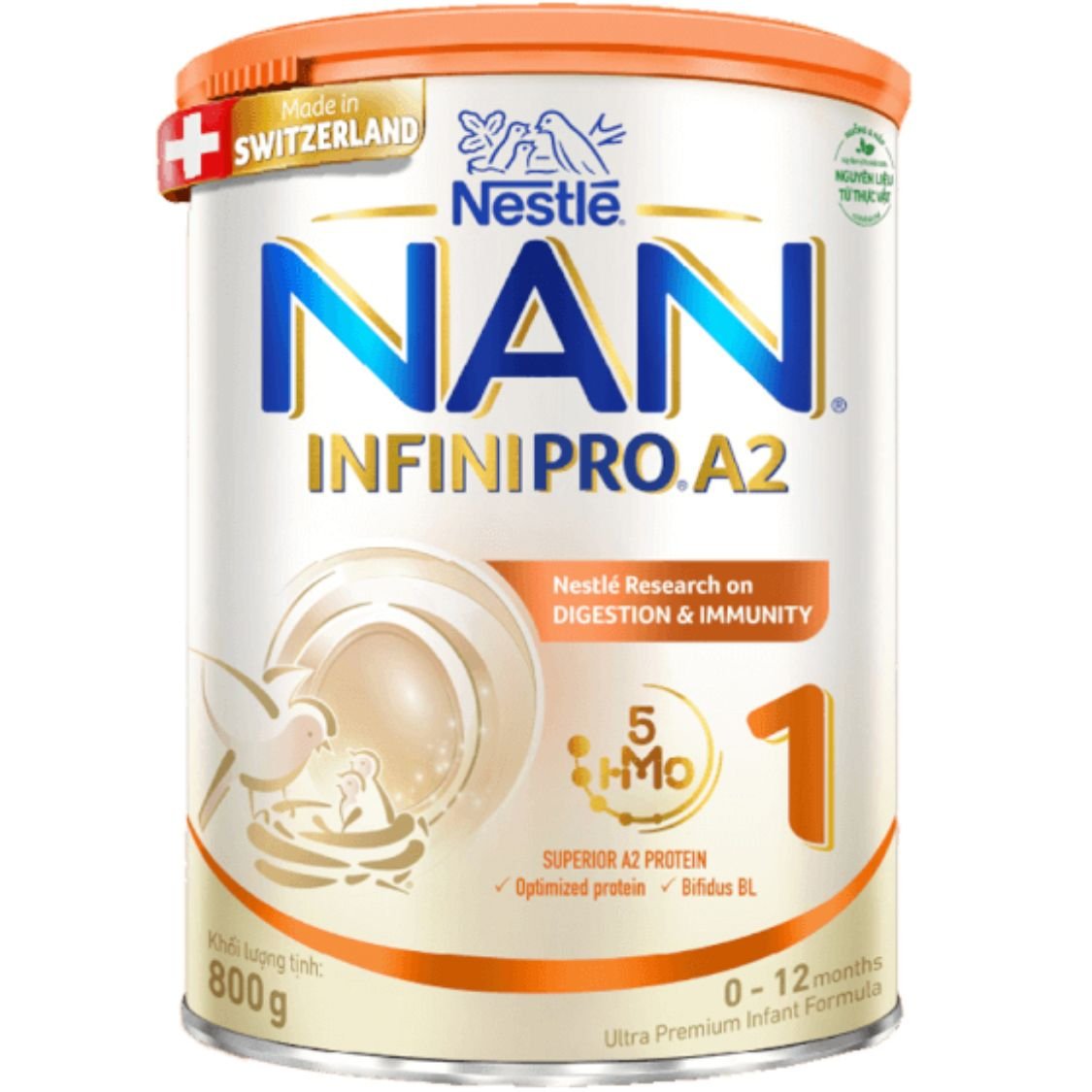 Sữa Nan InfiniPro Đạm A2 Nestle Đủ Số 400g, 800g - Sữa Bột Công Thức