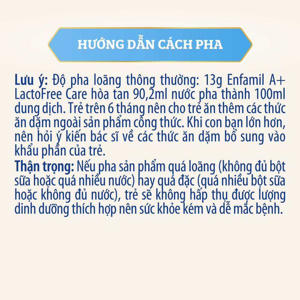 Sữa Bột Enfamil LactoFree Care A+ 400g (0-1Y) Cho Trẻ Tiêu Chảy - Sữa Bột Công Thức