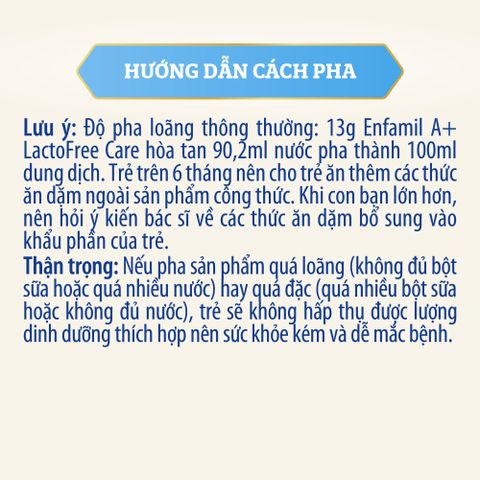 Sữa Bột Enfamil LactoFree Care A+ 400g (0-1Y) Cho Trẻ Tiêu Chảy - Sữa Bột Công Thức