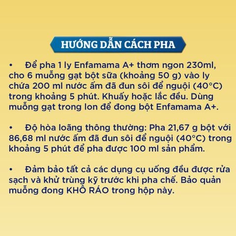 Sữa Bột Bầu Enfamama A+ Vani 360 Brain Plus 830g