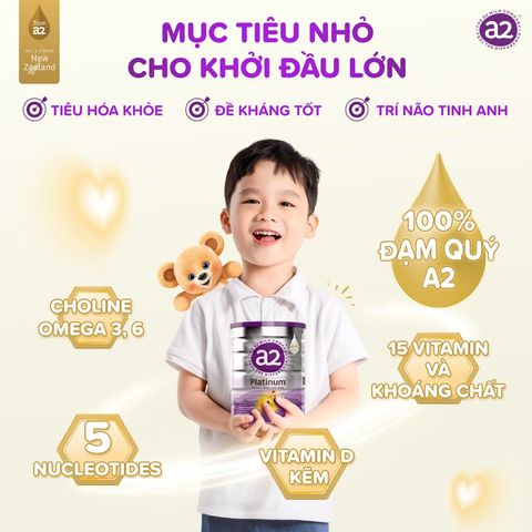 Sữa Bột A2 Platinum New Zealand Số 1,2,3,4 Hộp 400g, 900g - Sữa Bột Công Thức