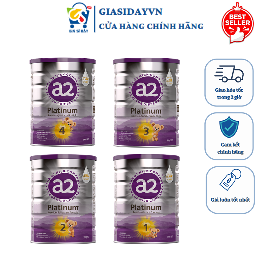 Sữa Bột A2 Platinum New Zealand Số 1,2,3,4 Hộp 400g, 900g - Sữa Bột Công Thức