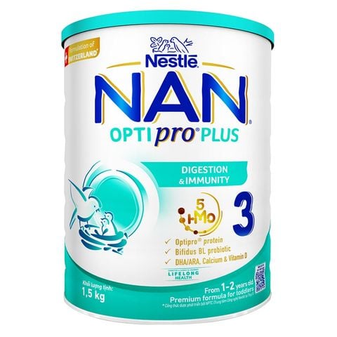 Sữa Nan Việt Optipro Plus Nestle Đủ Số 400g, 800g, 1.5kg - Sữa Bột Công Thức