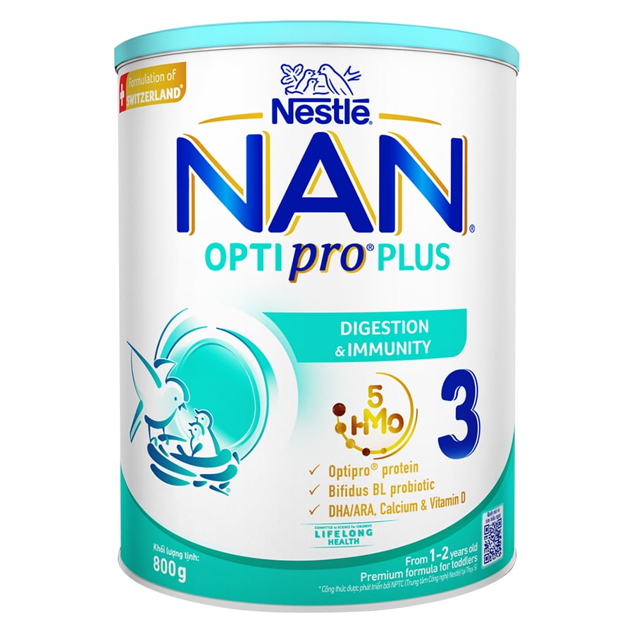 Sữa Nan Việt Optipro Plus Nestle Đủ Số 400g, 800g, 1.5kg - Sữa Bột Công Thức