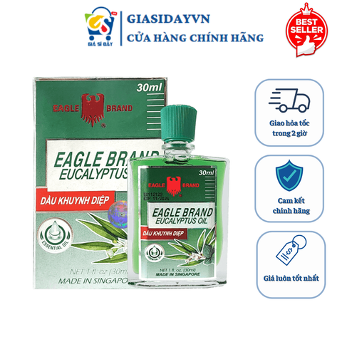 Dầu Khuynh Diệp, Dầu Tràm Cho Bé Eagle Brand Singapore 25ml, 30ml