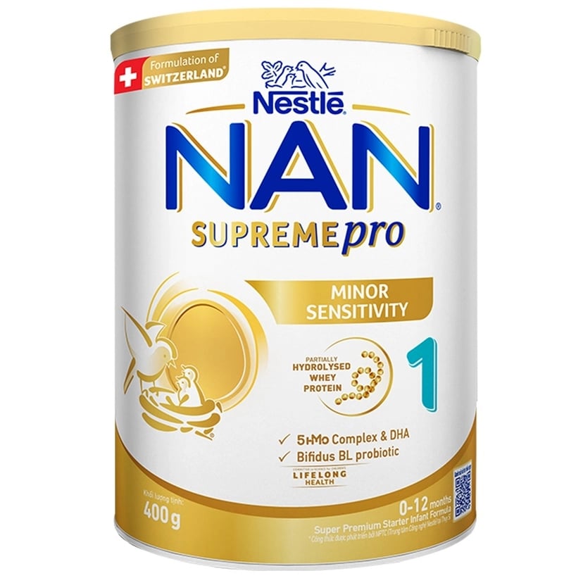Sữa Nan Supreme Pro Nestle Cho Trẻ Dị Ứng 800g, 400g - Sữa Bột Công Thức