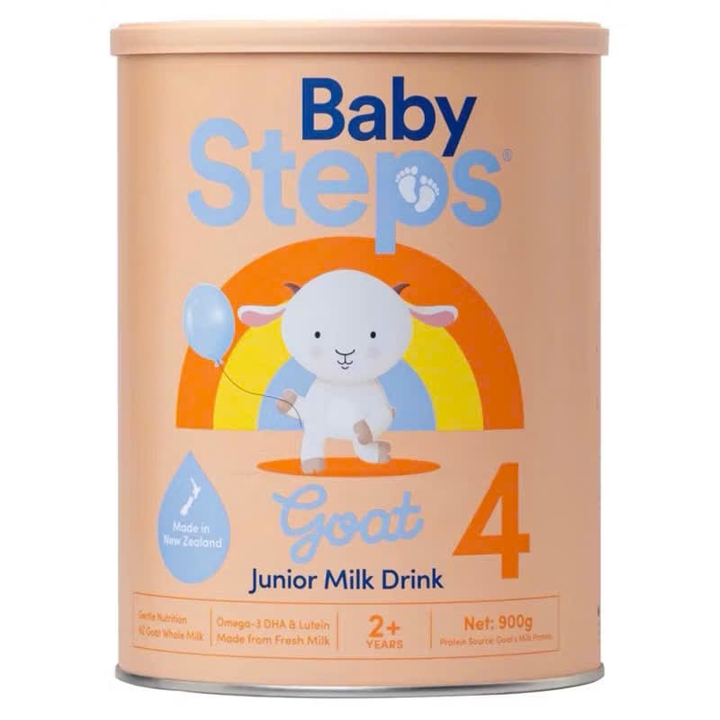 Sữa Dê Baby Steps New Zealand Hỗ Trợ Tiêu Hoá Tăng Cân 900g - Sữa Bột Công Thức