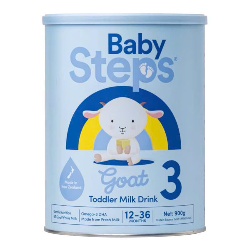 Sữa Dê Baby Steps New Zealand Hỗ Trợ Tiêu Hoá Tăng Cân 900g - Sữa Bột Công Thức