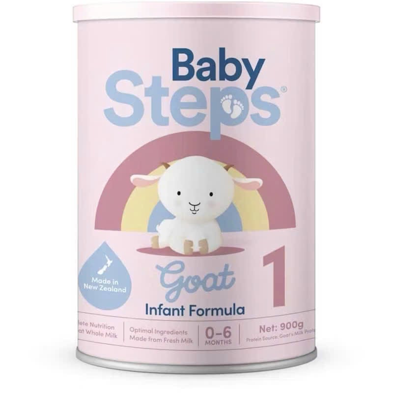 Sữa Dê Baby Steps New Zealand Hỗ Trợ Tiêu Hoá Tăng Cân 900g - Sữa Bột Công Thức