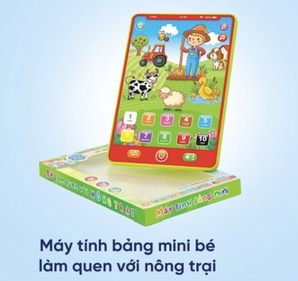 [ QT Kabr 3 ] Máy tính bảng mini bé làm quen nông trại
