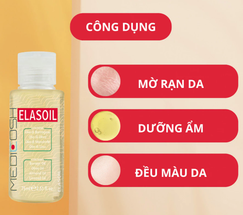 (QT) Dầu giảm rạn da Elasoil 75ml