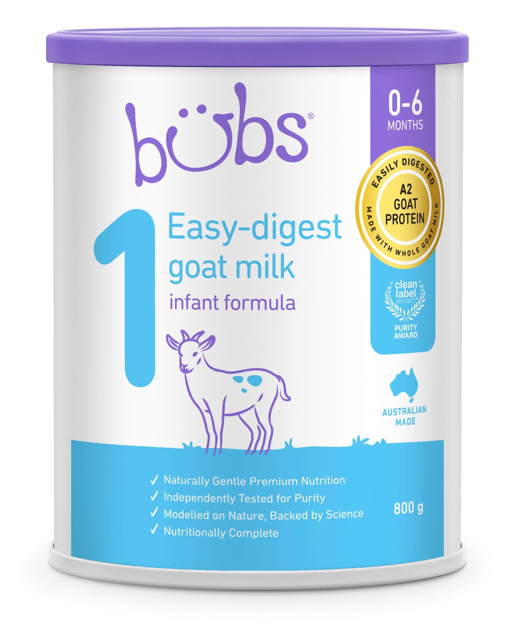 Sữa Dê Bubs Đạm A2 400g 800g 600g - Sữa Bột Công Thức