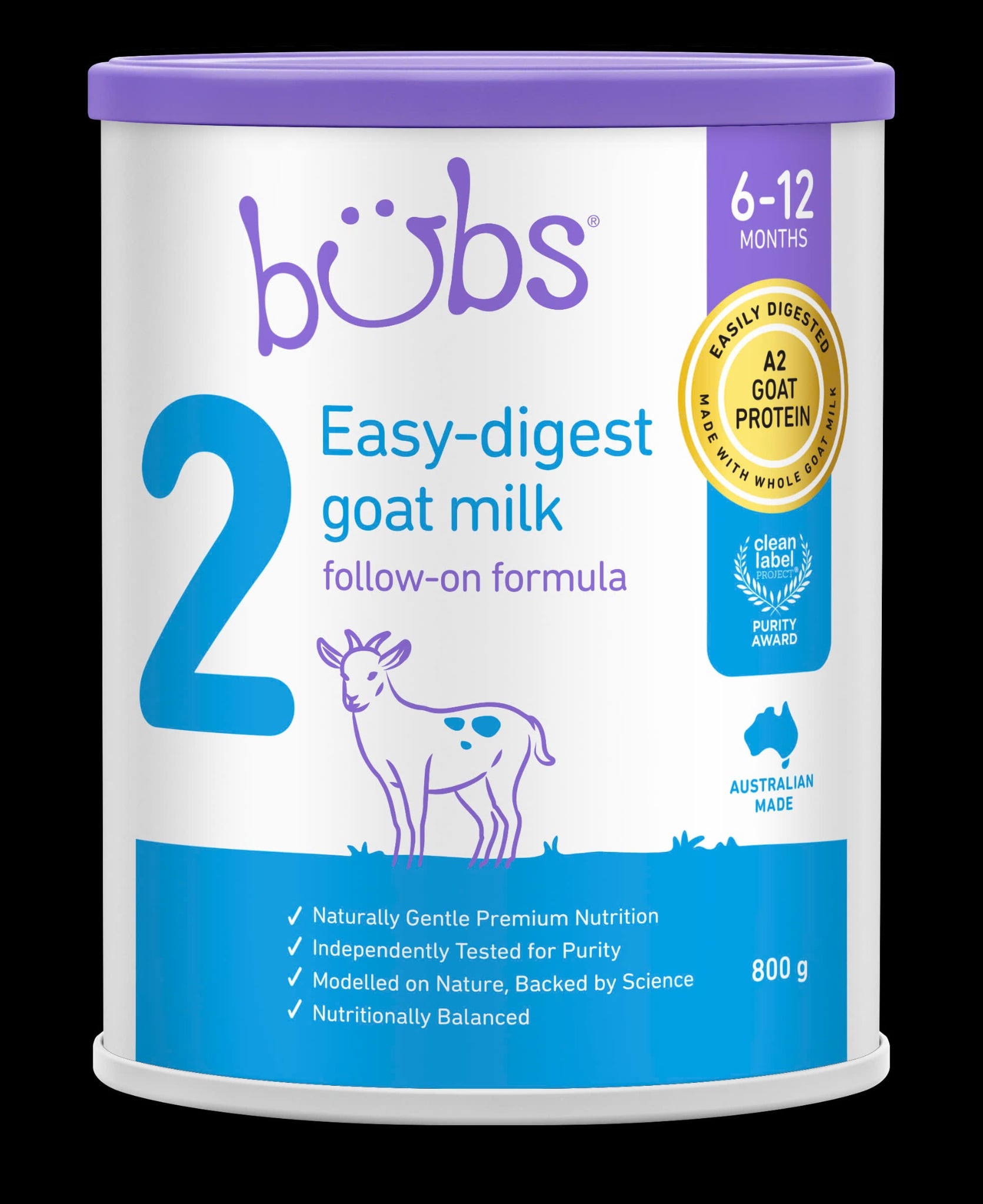 Sữa Dê Bubs Đạm A2 400g 800g 600g - Sữa Bột Công Thức