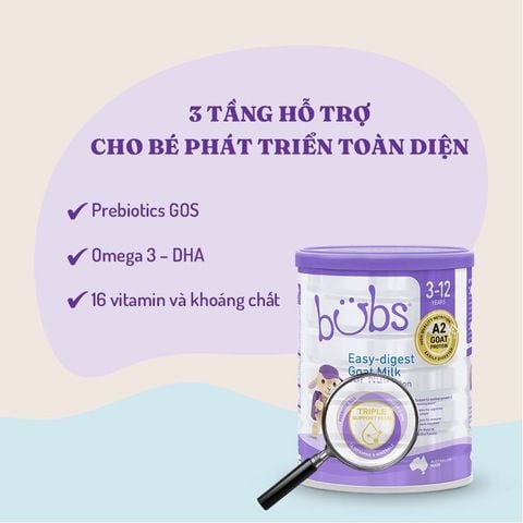 Sữa Dê Bubs Đạm A2 400g 800g 600g - Sữa Bột Công Thức