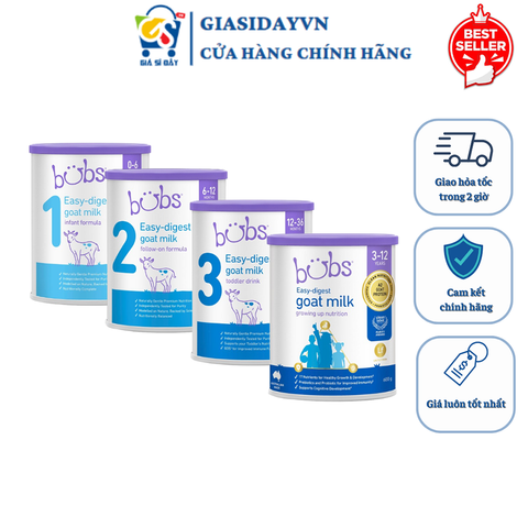 Sữa Dê Bubs Đạm A2 400g 800g 600g - Sữa Bột Công Thức