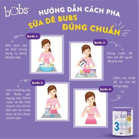 Sữa Dê Bubs Đạm A2 400g 800g 600g - Sữa Bột Công Thức