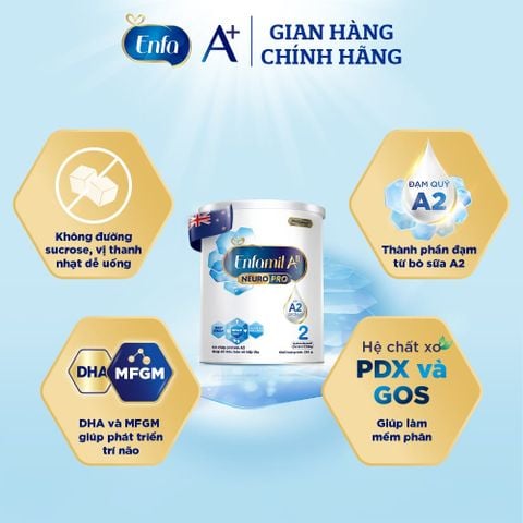 Sữa Enfa A2 NeuroPro Mỹ Enfamil Enfagrow - Sữa Bột Công Thức
