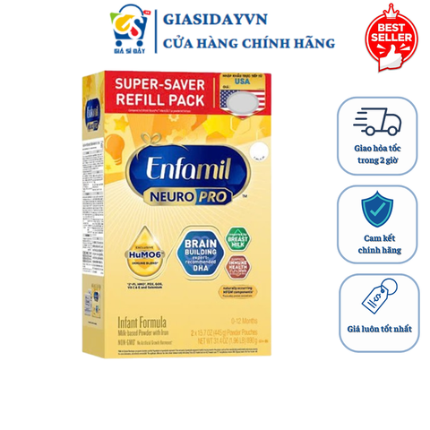 Sữa Enfamil NeuroPro Mỹ 890g (0-1Y) Hộp giấy - Sữa Bột Công Thức