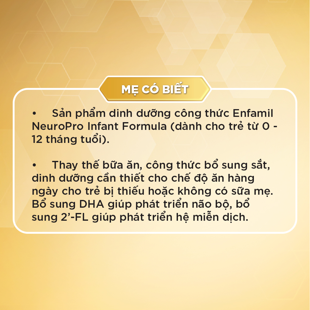 Sữa Enfamil NeuroPro Mỹ 890g (0-1Y) Hộp giấy - Sữa Bột Công Thức