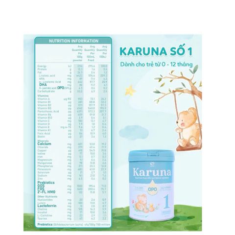 Sữa Karuna New Zealand Phát Triển Toàn Diện 800g - Sữa Bột Công Thức