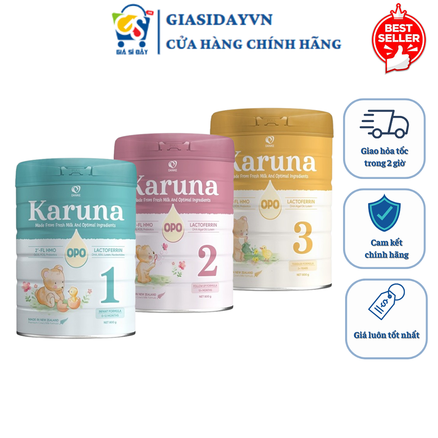 Sữa Karuna New Zealand Phát Triển Toàn Diện 800g - Sữa Bột Công Thức