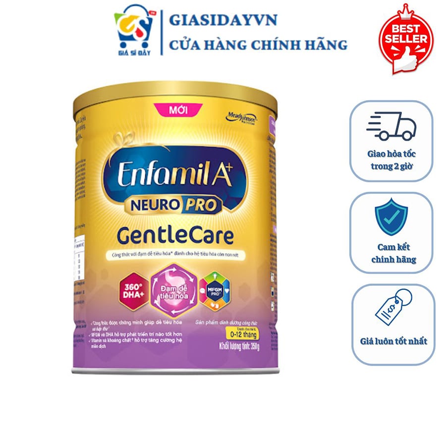 Sữa Bột Enfamil Gentle Care A+ Neuropro 350g (0-1Y) - Sữa Bột Công Thức
