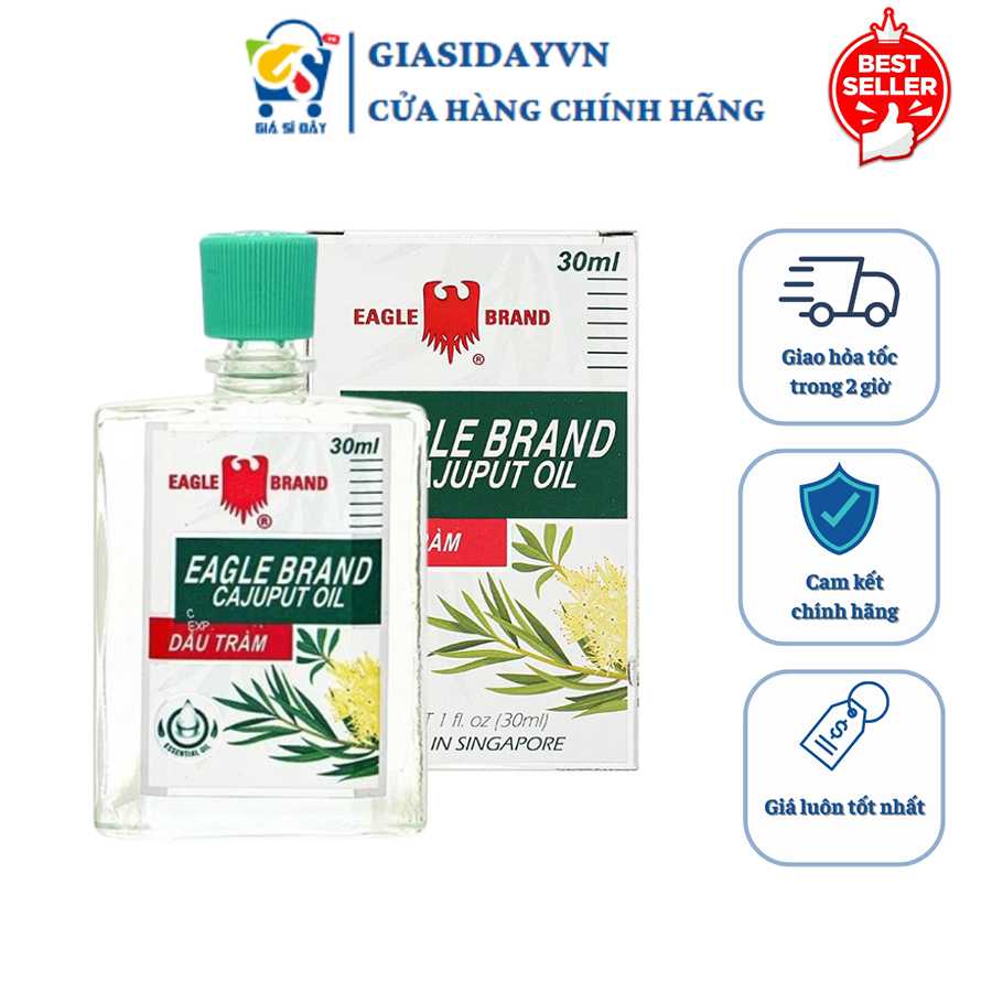 Dầu Khuynh Diệp, Dầu Tràm Cho Bé Eagle Brand Singapore 25ml, 30ml