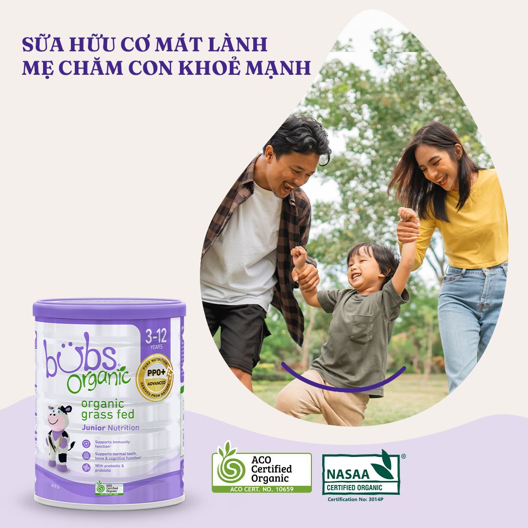 Sữa Bột Bubs Organic 800g, 600g - Sữa Bột Công Thức