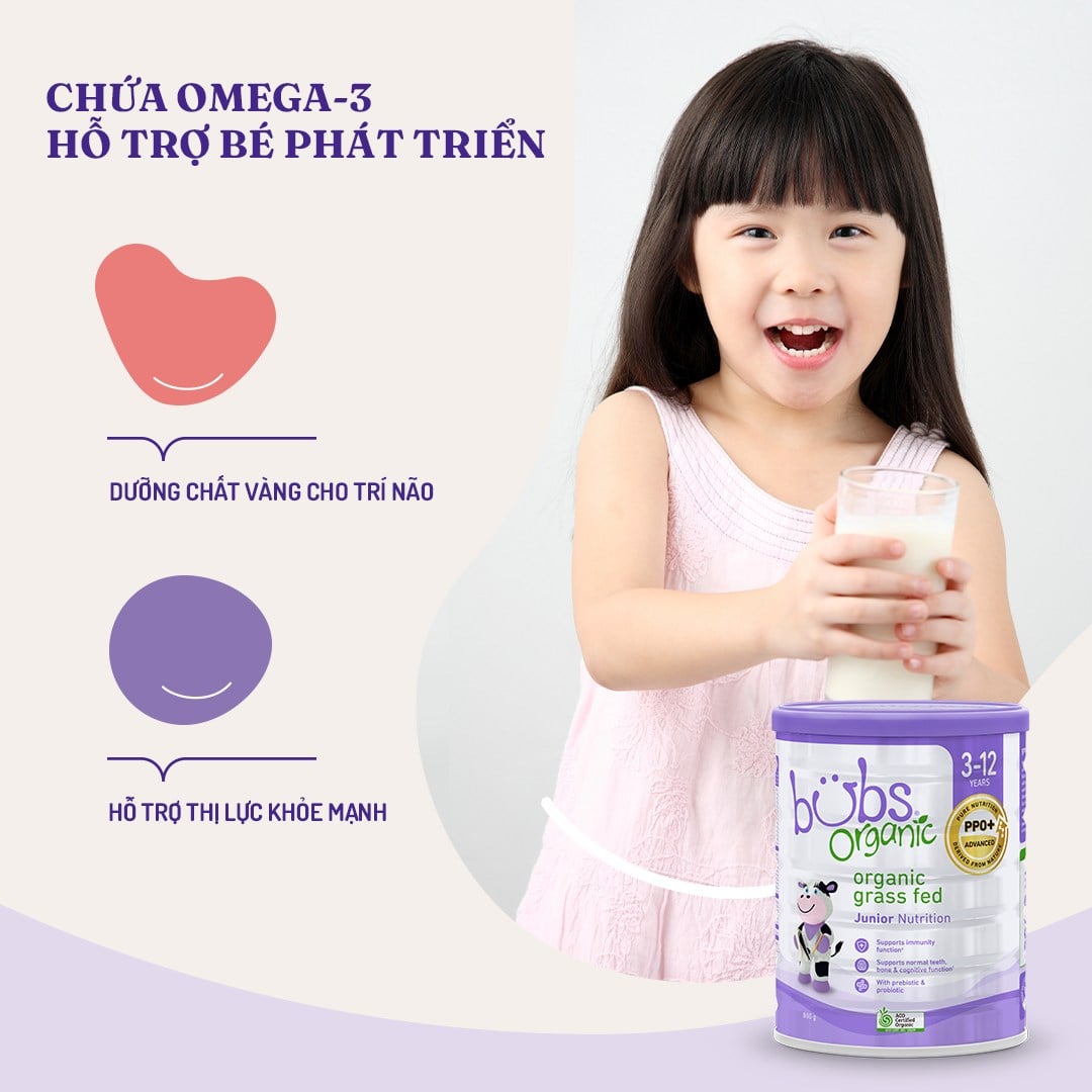 Sữa Bột Bubs Organic 800g, 600g - Sữa Bột Công Thức