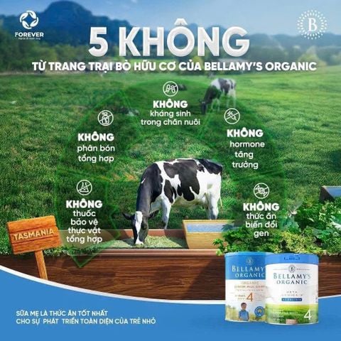 Sữa Bellamy Organic Classic Úc 900g Số 1,2,3,4 - Sữa Bột Công Thức