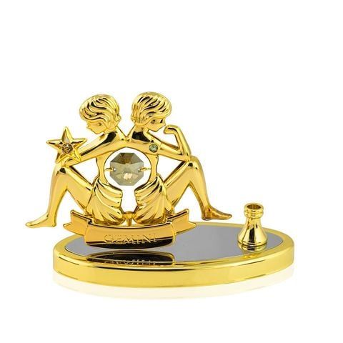 Đế cắm viết cung hoàng đạo Gemini mỹ nghệ  gắn đá swarovki