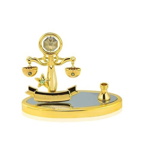 Đế cắm viết cung hoàng đạo Libra mỹ nghệ  gắn đá swarovki