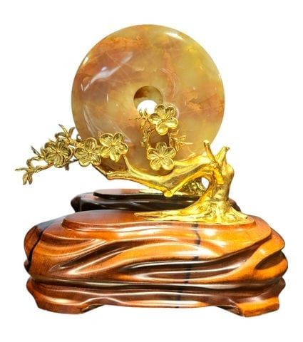 Bộ tiểu cảnh lộc xuân thếp vàng