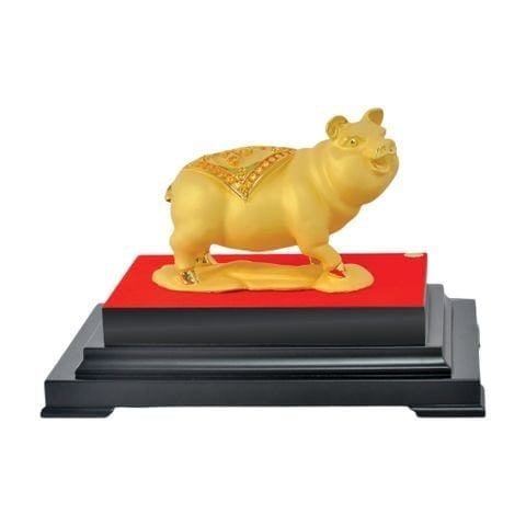 Biểu trưng tượng Quý Linh Hợi bột đá size M