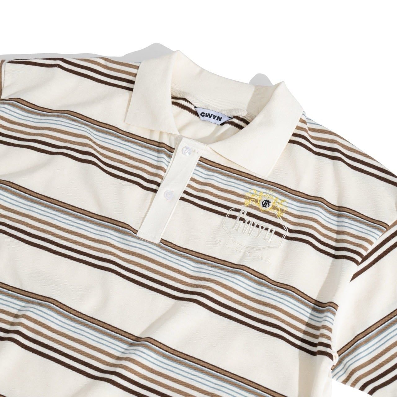  GWYN STRIPED POLO SHIRT 