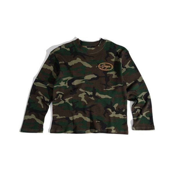  GWYN WAFFLE CAMO LONG SLEEVED 