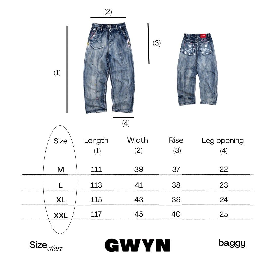  GWYN BAGGY JEANS 