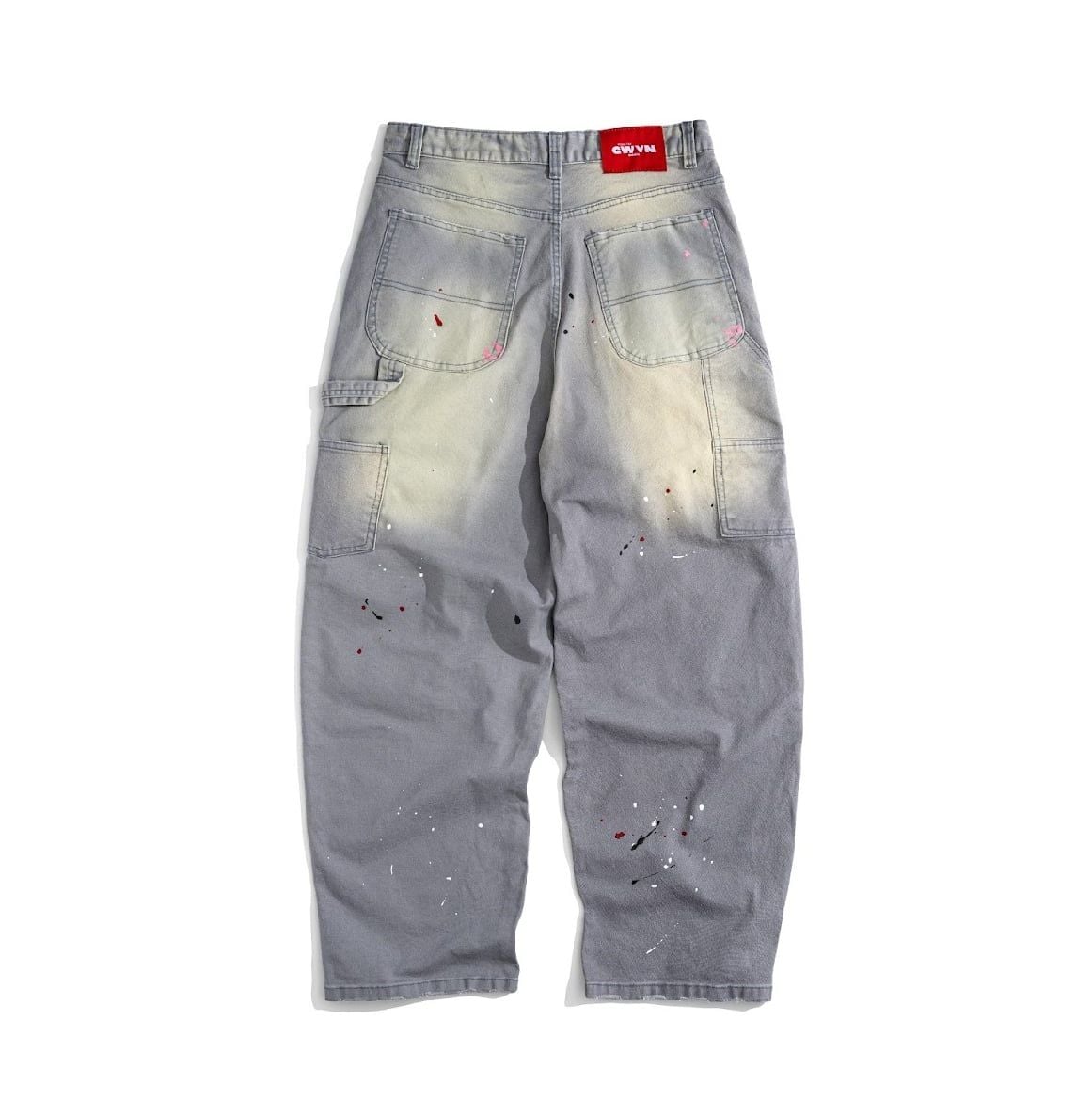  GWYN STATIC DISTRESSED BAGGY JEANS 