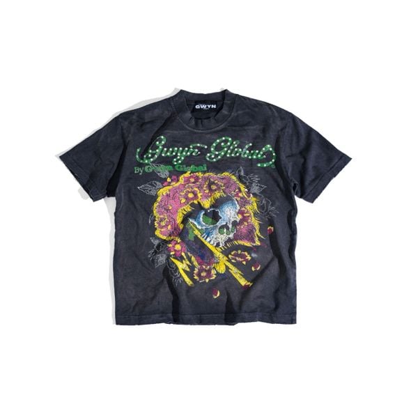  GWYN GRIM ROSE WASHED T-SHIRT 