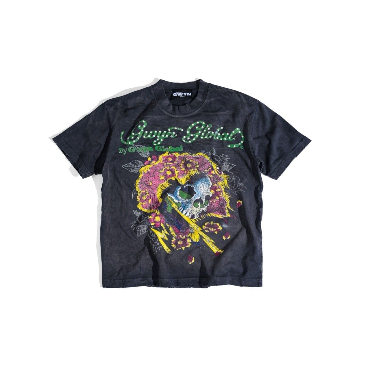  GWYN GRIM ROSE WASHED T-SHIRT 