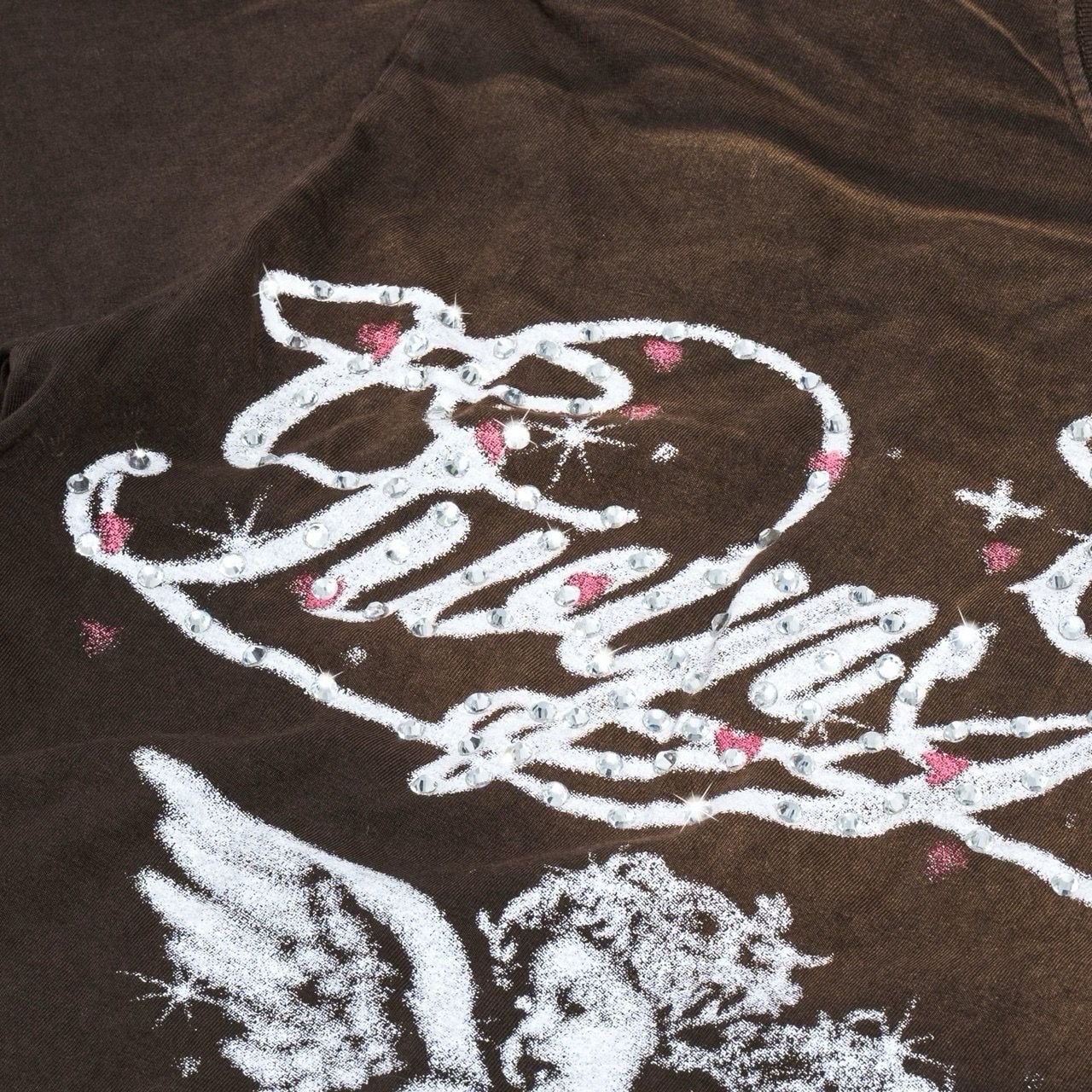  GWYN TWIN CHERUB WASH T-SHIRT 